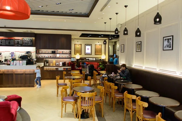 Pacific Coffee cafe in airport — Stock Photo, Image