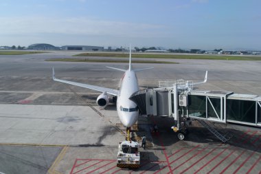 yerleşik jet Airasia uçak