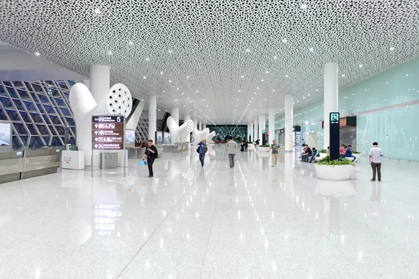 Shenzhen airport wnętrza — Zdjęcie stockowe