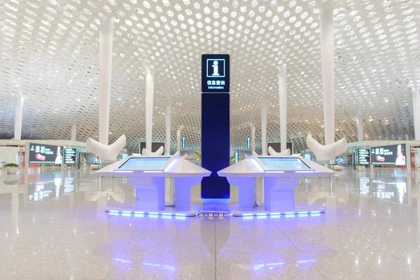 Shenzhen airport interior — Stock Photo, Image