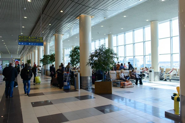 Wnętrze Lotnisko Domodedovo — Zdjęcie stockowe