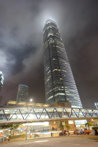 Hong kong centrum wolkenkrabbers — Stockfoto