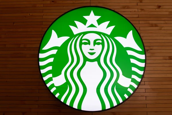 Логотип Starbucks — стокове фото