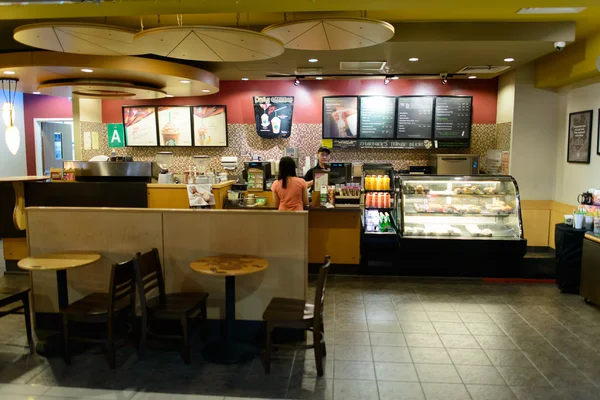 Airport cafe interior — Stock Photo, Image