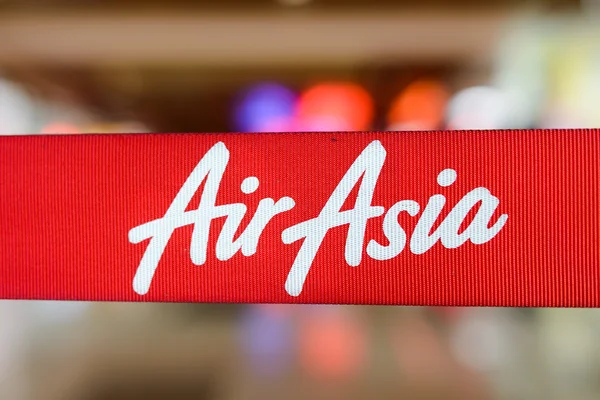 Airasia-Inschrift — Stockfoto