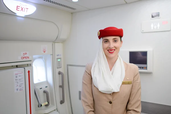 Arabskie członka załogi samolotów Airbus A380 — Zdjęcie stockowe