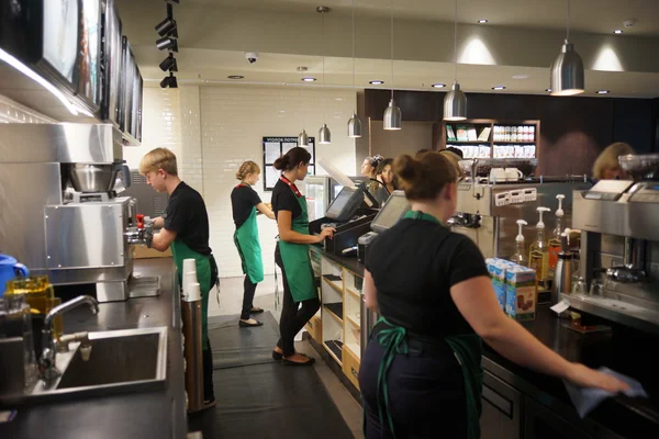 Starbucks Cafe interno — Foto Stock