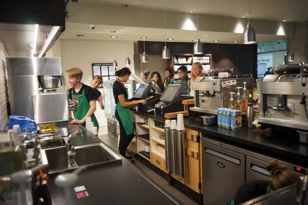 Starbucks Café interior —  Fotos de Stock