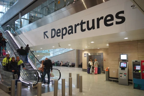 Pulkovo interior do aeroporto — Fotografia de Stock