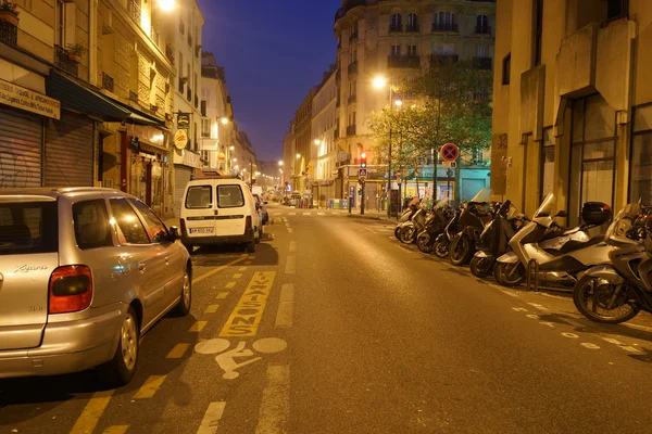 Paříž v noci — Stock fotografie
