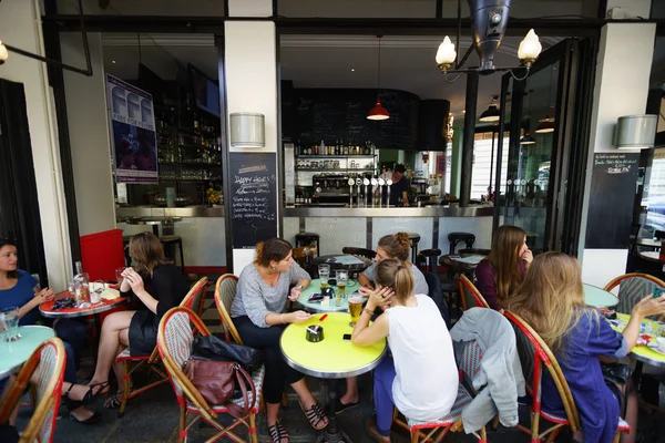 Exteriér café Paris — Stock fotografie