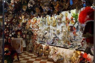 Venedik karnaval maskesi Dükkanı