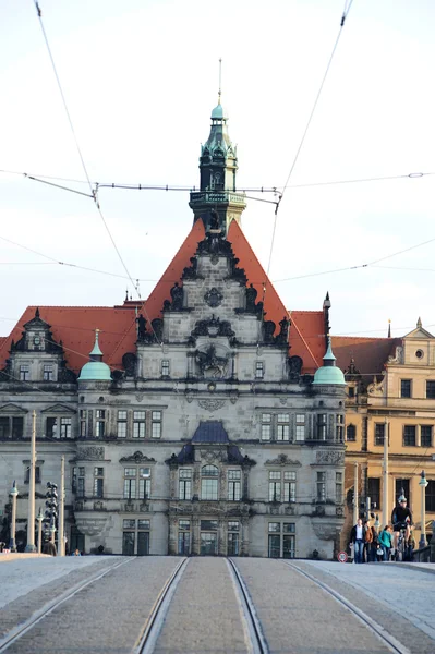 Dresden şehir merkezinde — Stok fotoğraf