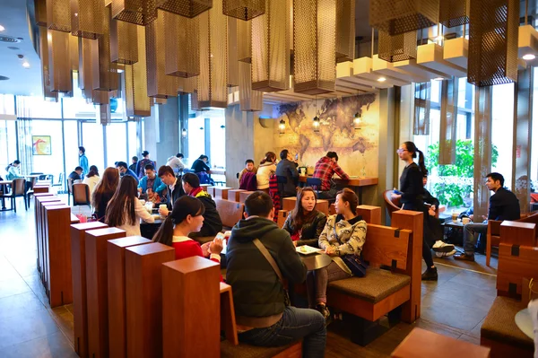 Starbucks Café interior — Foto de Stock