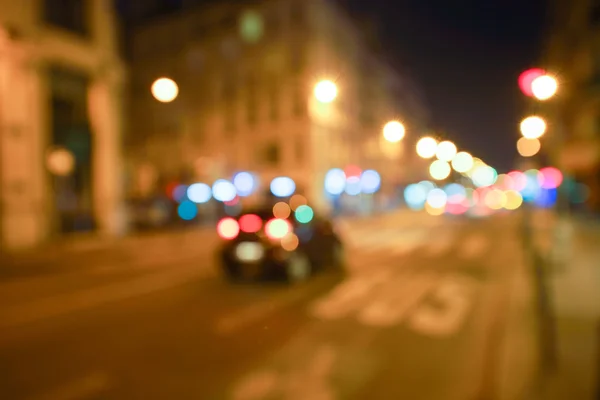 Parijs stad bij nacht — Stockfoto