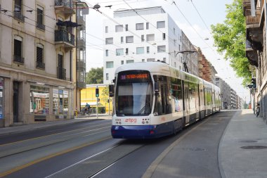 Geneva şehir merkezinde, İsviçre