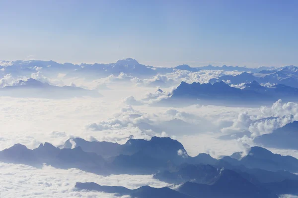 Vista da velivoli turboelica — Foto Stock