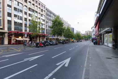 Geneva şehir merkezinde, İsviçre