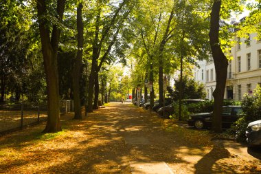 Düsseldorf şehir sokakları