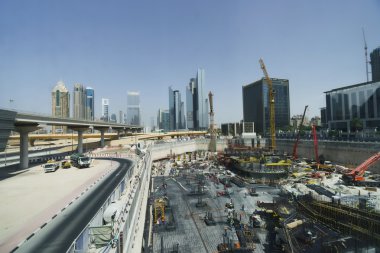 Dubai şehir inşaat faaliyeti