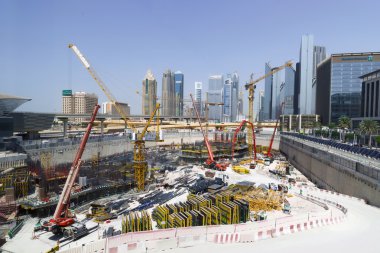 Dubai şehir inşaat faaliyeti
