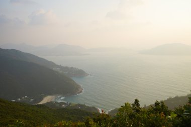 dağ deniz üzerinden görüntülemek