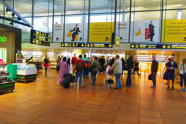 Innenraum des Flughafens Kopenhagen — Stockfoto