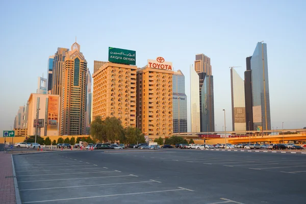 Dubai city streets — Stock Photo, Image