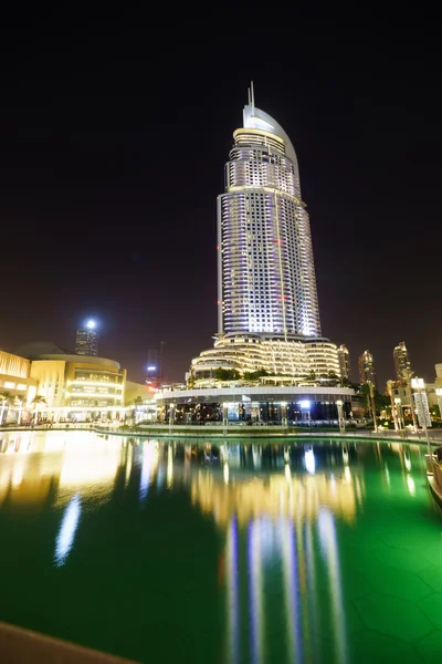 迪拜喷泉附近地区 — 图库照片