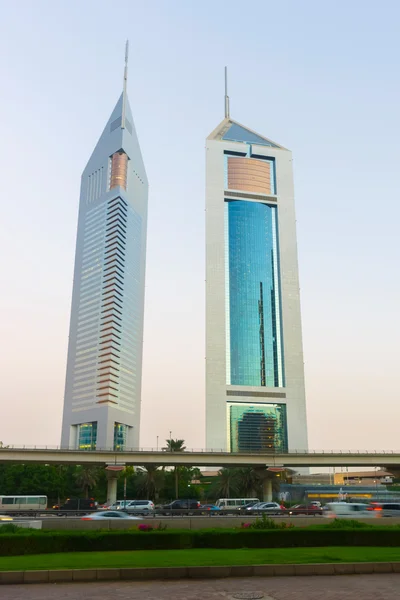 Башни-близнецы Дубая — стоковое фото