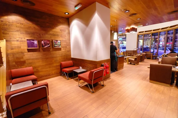 Starbucks cafe interior — Stock Photo, Image