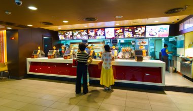 McDonald's Restoran iç