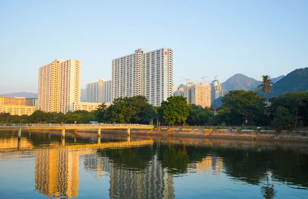 Paisaje urbano de Hong Kong — Foto de Stock