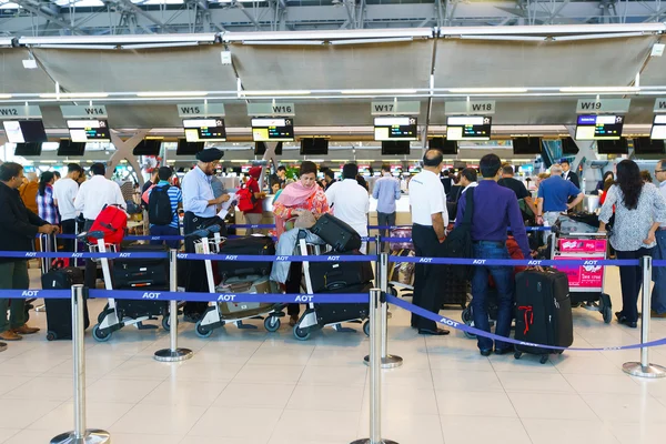 Suvarnabhumi airport belső — Stock Fotó