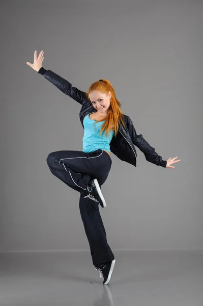 Young dancing woman — Stock Photo, Image