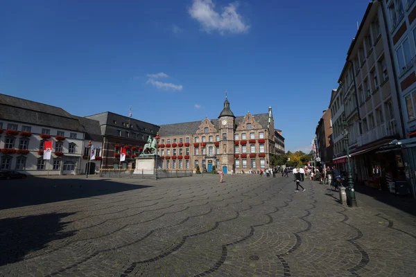 Dusseldorf city gatan — Stockfoto