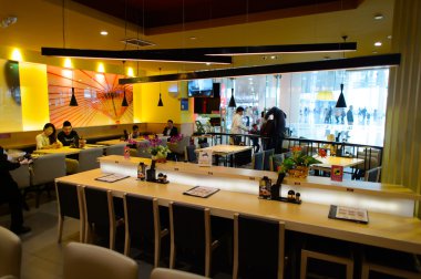 Ajisen Ramen restaurant interior