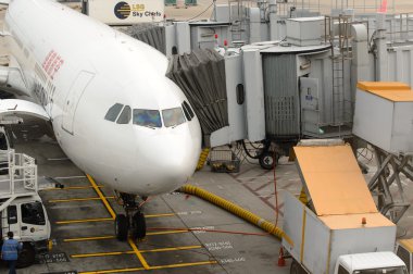 aircraft in Hong Kong International Airport