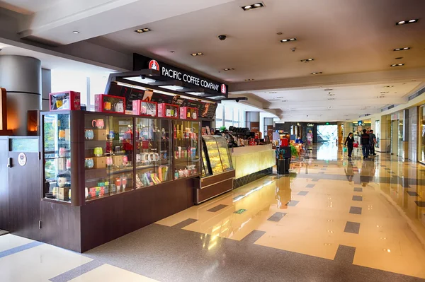 Modern shopping center interior