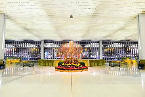 Interno dell'Aeroporto Internazionale di Hong Kong — Foto Stock