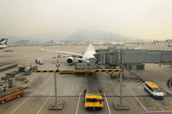 Cathay Pacific aircraft — Stock Photo, Image