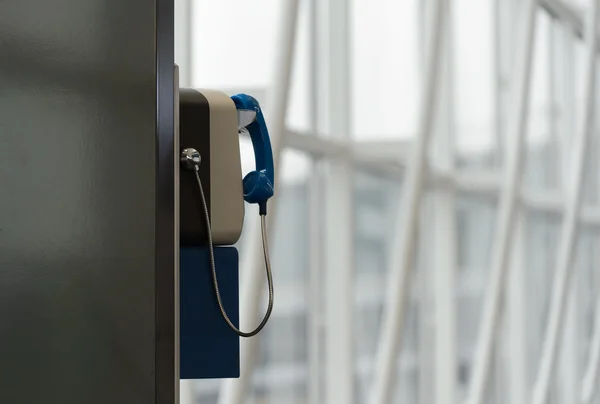 Bezahltelefon am Flughafen Hongkong — Stockfoto