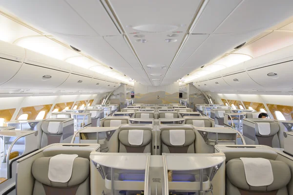 Interior del avión de Airbus A380 —  Fotos de Stock