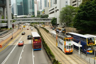 Hk street Tramvayda Çift katlı