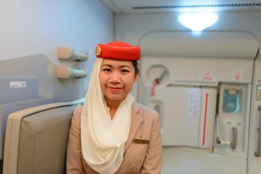 Emirlikleri Airbus A380 mürettebat üyesi