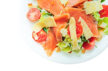 sebzeli salata ve et