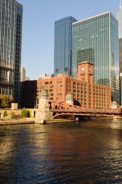 Cityscape downtown Chicago