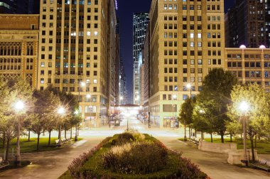 Cityscape downtown Chicago