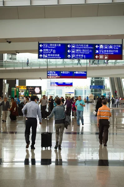 Hong kong lotniska wnętrza — Zdjęcie stockowe