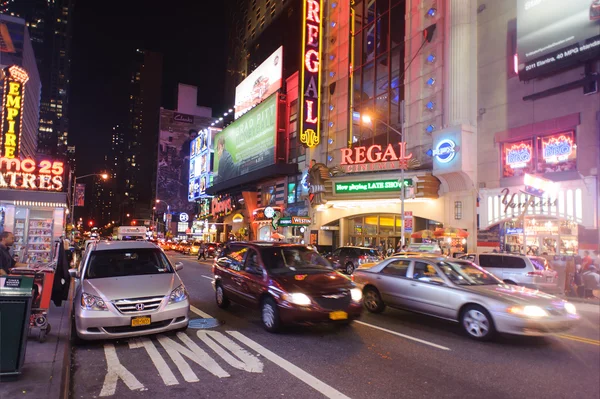 Times Square la nuit — Photo